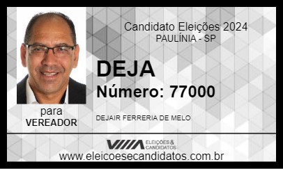 Candidato DEJA 2024 - PAULÍNIA - Eleições