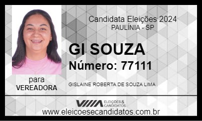 Candidato GI SOUZA  2024 - PAULÍNIA - Eleições