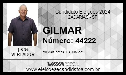 Candidato GILMAR 2024 - ZACARIAS - Eleições