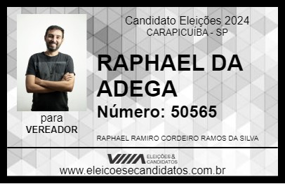 Candidato RAPHAEL DA ADEGA 2024 - CARAPICUÍBA - Eleições