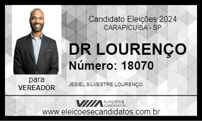 Candidato DR LOURENÇO 2024 - CARAPICUÍBA - Eleições