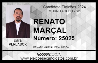 Candidato RENATO MARÇAL 2024 - MORRO AGUDO - Eleições