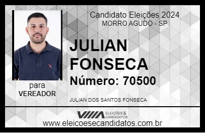 Candidato JULIAN FONSECA 2024 - MORRO AGUDO - Eleições