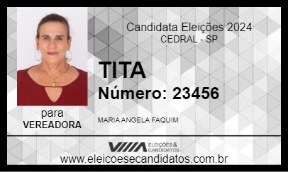 Candidato TITA  2024 - CEDRAL - Eleições