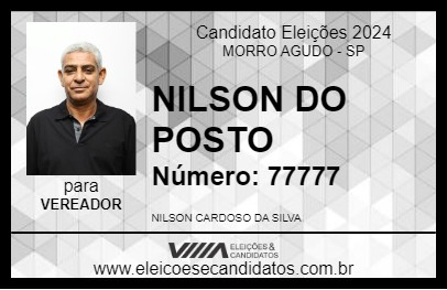 Candidato NILSON DO POSTO 2024 - MORRO AGUDO - Eleições