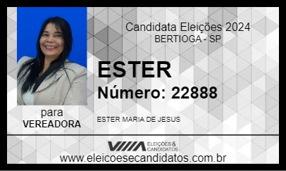 Candidato ESTER 2024 - BERTIOGA - Eleições