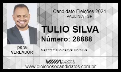 Candidato TULIO SILVA 2024 - PAULÍNIA - Eleições