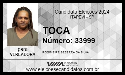 Candidato TOCA 2024 - ITAPEVI - Eleições