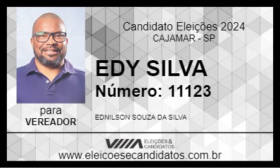 Candidato EDY SILVA 2024 - CAJAMAR - Eleições