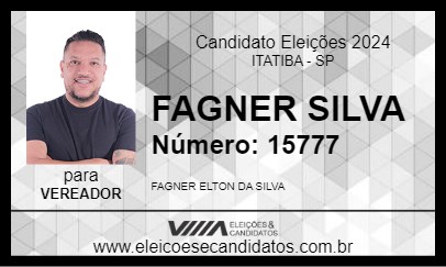 Candidato FAGNER SILVA 2024 - ITATIBA - Eleições