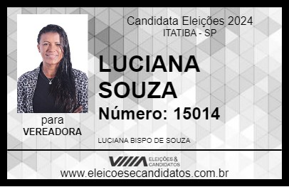 Candidato LUCIANA SOUZA 2024 - ITATIBA - Eleições