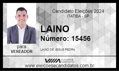 Candidato LAINO 2024 - ITATIBA - Eleições