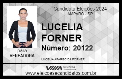 Candidato LUCELIA FORNER 2024 - AMPARO - Eleições