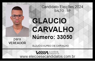 Candidato GLAUCIO CARVALHO 2024 - SALTO - Eleições