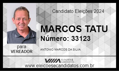 Candidato MARCOS TATU 2024 - SALTO - Eleições