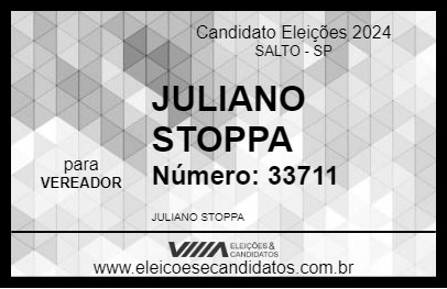 Candidato JULIANO STOPPA 2024 - SALTO - Eleições