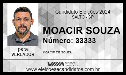 Candidato MOACIR SOUZA 2024 - SALTO - Eleições