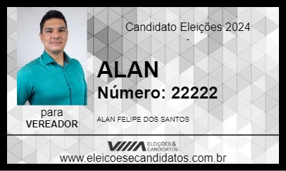 Candidato ALAN 2024 - SALES OLIVEIRA - Eleições