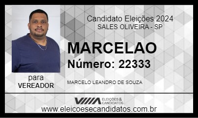 Candidato MARCELAO 2024 - SALES OLIVEIRA - Eleições