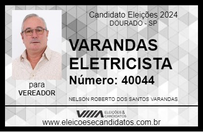 Candidato VARANDAS ELETRICISTA 2024 - DOURADO - Eleições