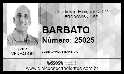 Candidato BARBATO 2024 - BRODOWSKI - Eleições