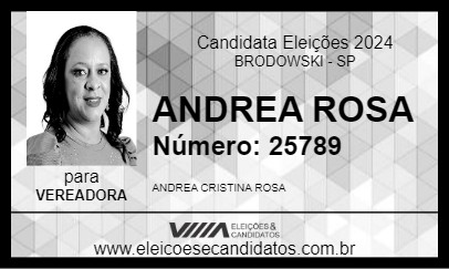 Candidato ANDREA ROSA 2024 - BRODOWSKI - Eleições