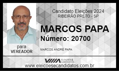 Candidato MARCOS PAPA 2024 - RIBEIRÃO PRETO - Eleições