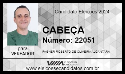 Candidato CABEÇA 2024 - TURIÚBA - Eleições