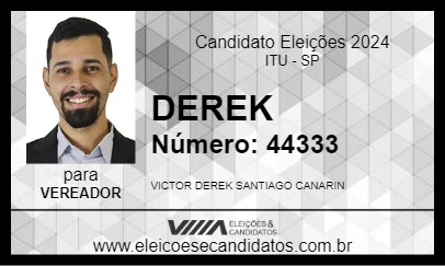 Candidato DEREK 2024 - ITU - Eleições