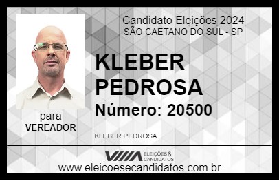 Candidato KLEBER PEDROSA 2024 - SÃO CAETANO DO SUL - Eleições