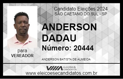 Candidato ANDERSON DADAU 2024 - SÃO CAETANO DO SUL - Eleições