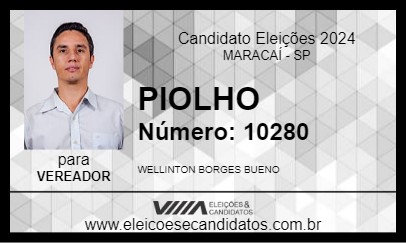 Candidato PIOLHO 2024 - MARACAÍ - Eleições