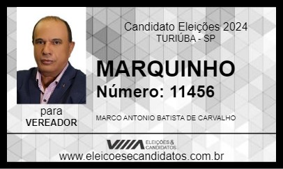 Candidato MARQUINHO 2024 - TURIÚBA - Eleições