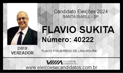 Candidato FLAVIO SUKITA 2024 - SANTA ISABEL - Eleições