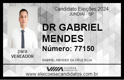 Candidato DR GABRIEL MENDES 2024 - JUNDIAÍ - Eleições