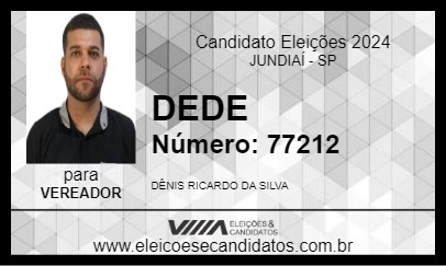 Candidato DEDE 2024 - JUNDIAÍ - Eleições