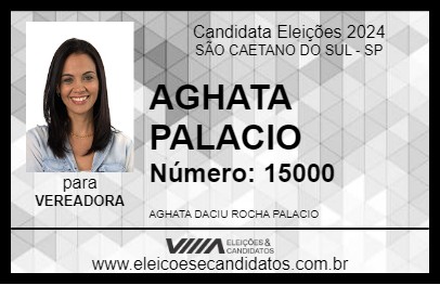 Candidato AGHATA PALACIO 2024 - SÃO CAETANO DO SUL - Eleições