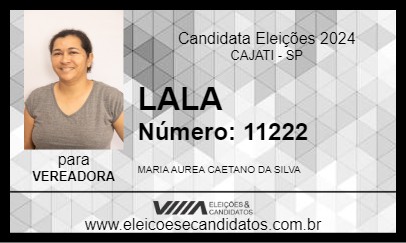 Candidato LALA 2024 - CAJATI - Eleições