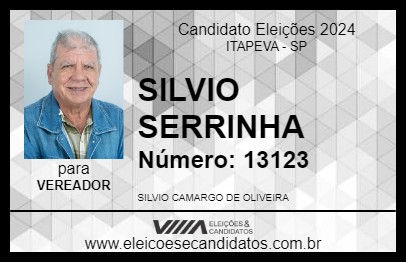 Candidato SILVIO SERRINHA 2024 - ITAPEVA - Eleições