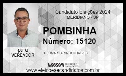 Candidato POMBINHA 2024 - MERIDIANO - Eleições