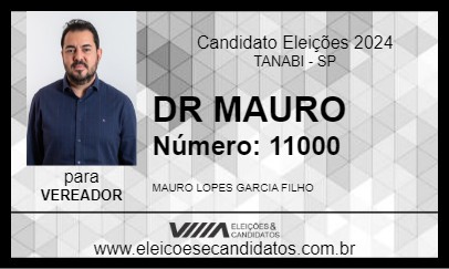 Candidato DR MAURO 2024 - TANABI - Eleições