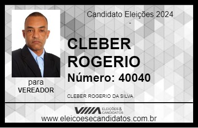 Candidato CLEBER ROGERIO 2024 - RIBEIRÃO PRETO - Eleições