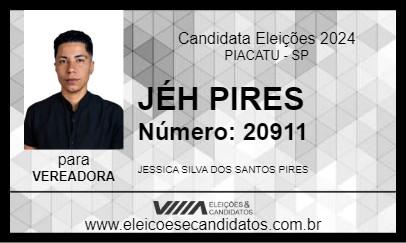 Candidato JÉH PIRES 2024 - PIACATU - Eleições