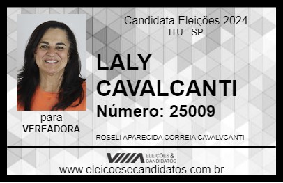 Candidato LALY CAVALCANTI 2024 - ITU - Eleições