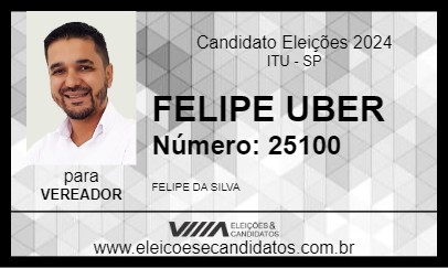 Candidato FELIPE UBER 2024 - ITU - Eleições