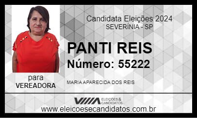 Candidato PANTI REIS 2024 - SEVERÍNIA - Eleições