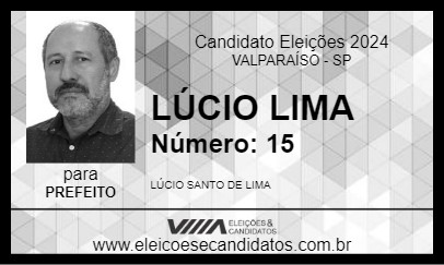 Candidato LÚCIO LIMA 2024 - VALPARAÍSO - Eleições