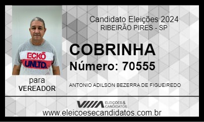 Candidato COBRINHA 2024 - RIBEIRÃO PIRES - Eleições