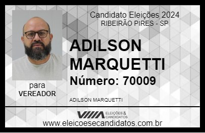 Candidato ADILSON MARQUETTI 2024 - RIBEIRÃO PIRES - Eleições