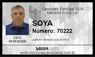 Candidato SOYA 2024 - RIBEIRÃO PIRES - Eleições